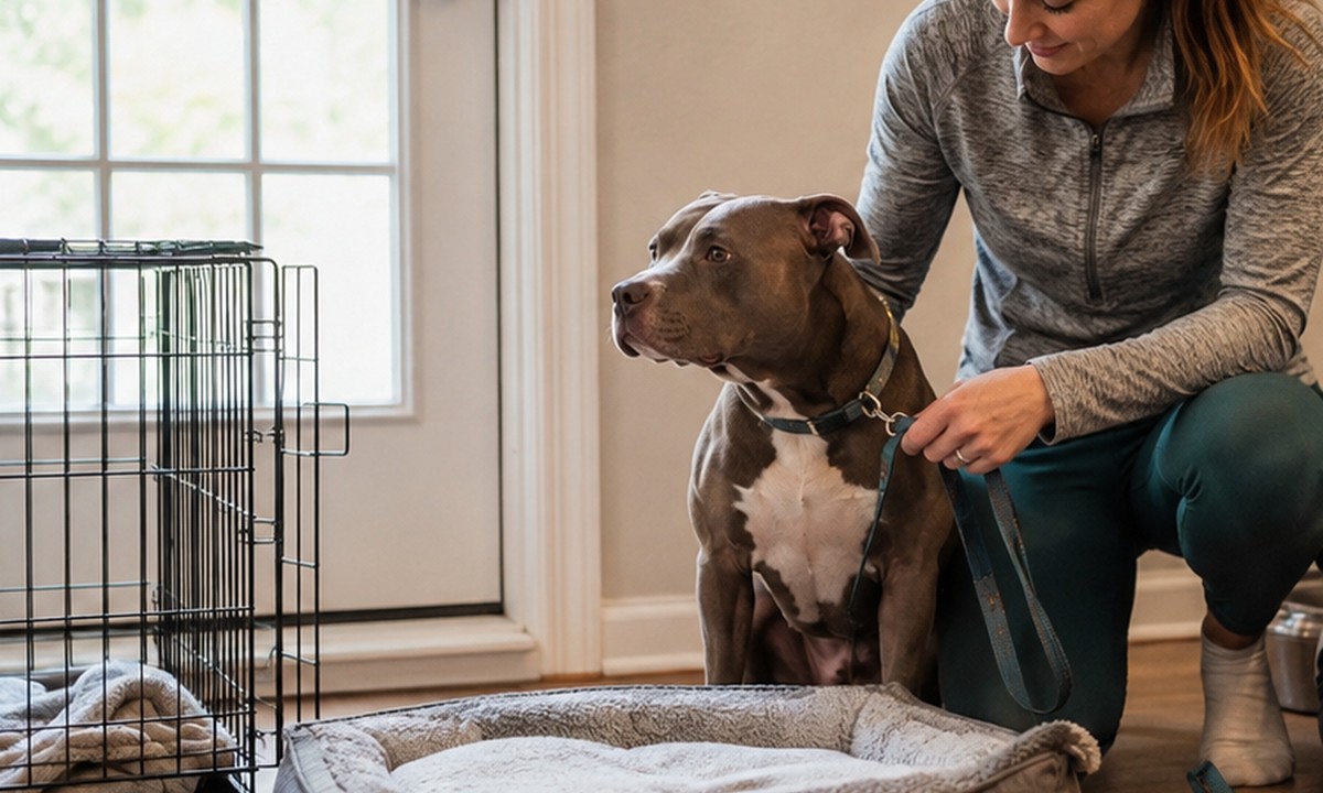 Organizing a Pit Bull Entryway